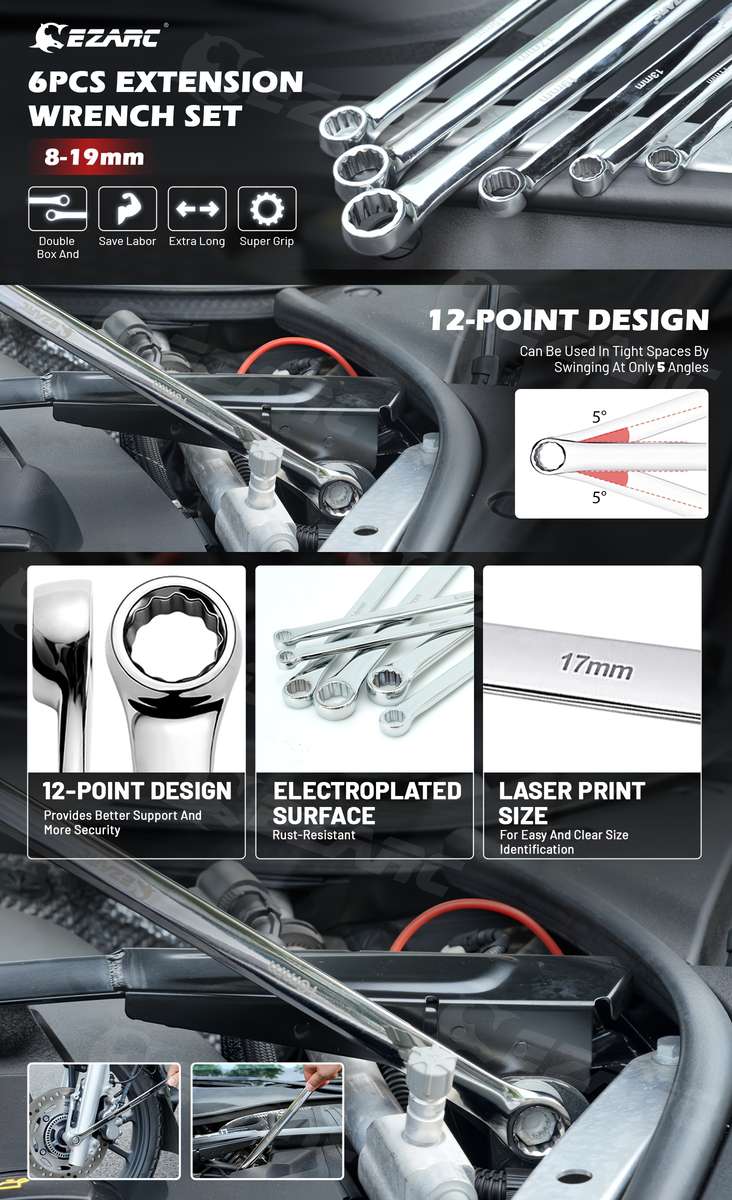 6-Piece Wrench Set