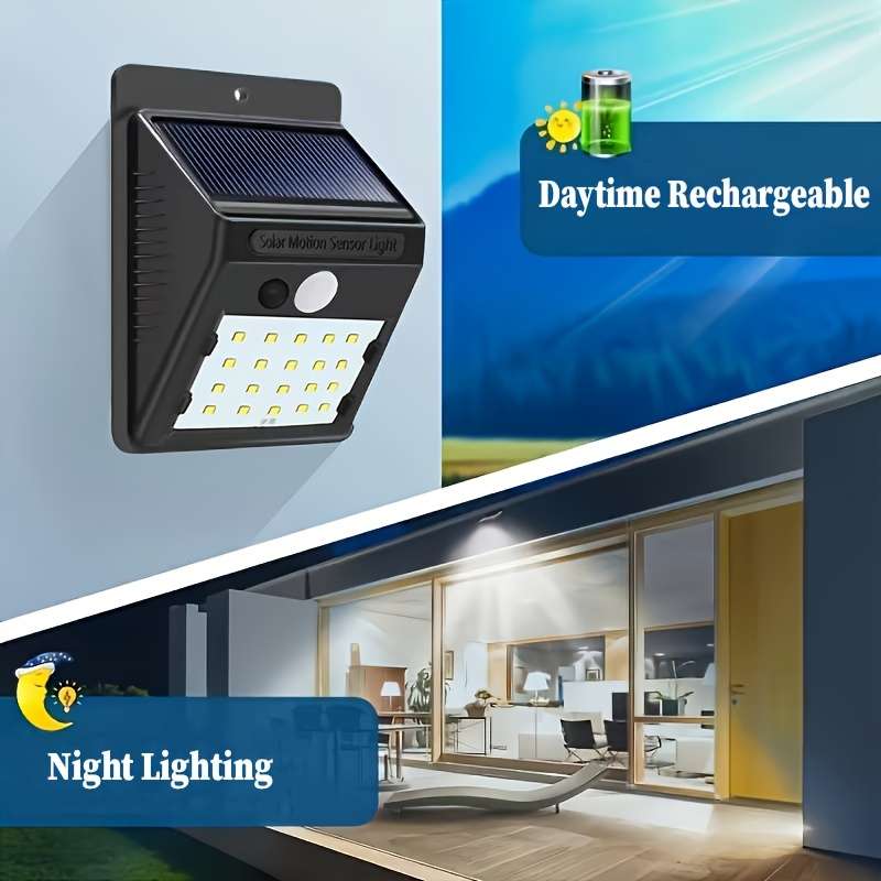 Solar Emergency Lights Quantity 2Pcs