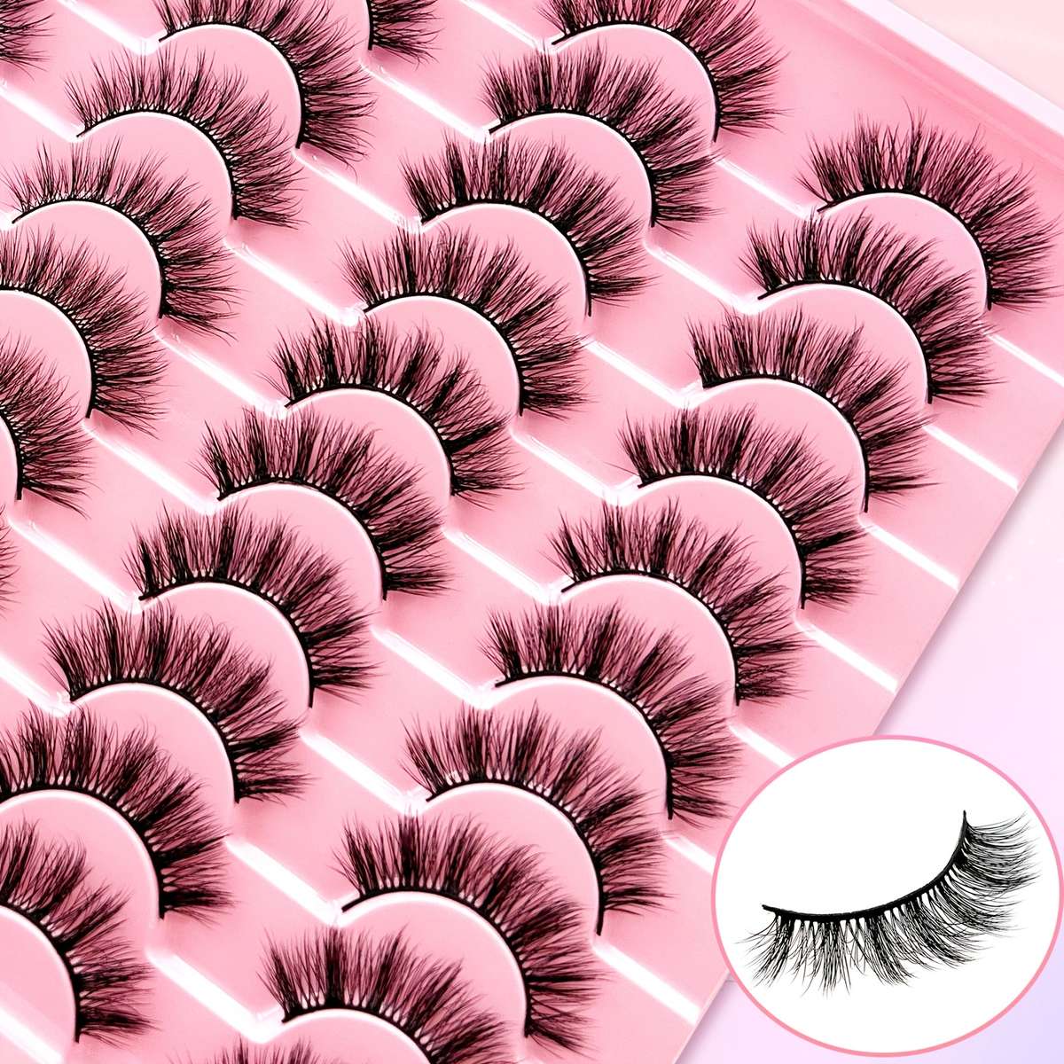 False Eyelashes Style Thick Lashes