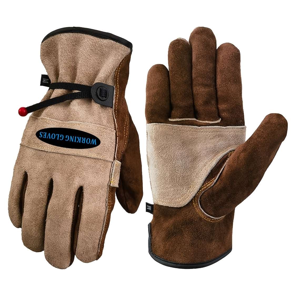 Work Gloves Color Red Sizes