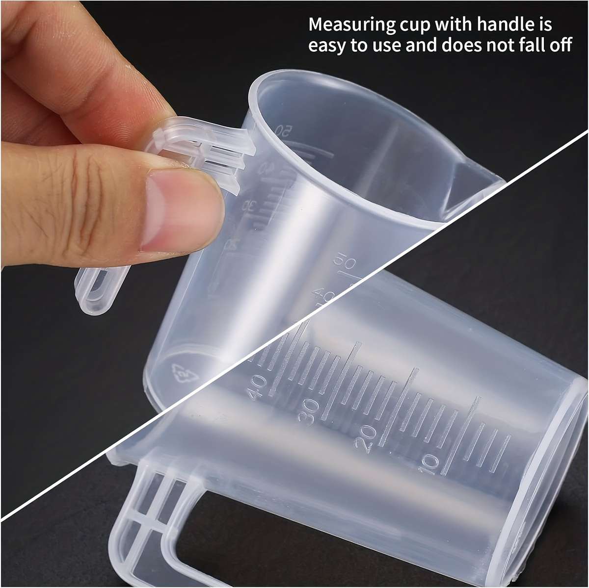 Measuring Cup Items 3 Pieces 50Ml100Ml250Ml