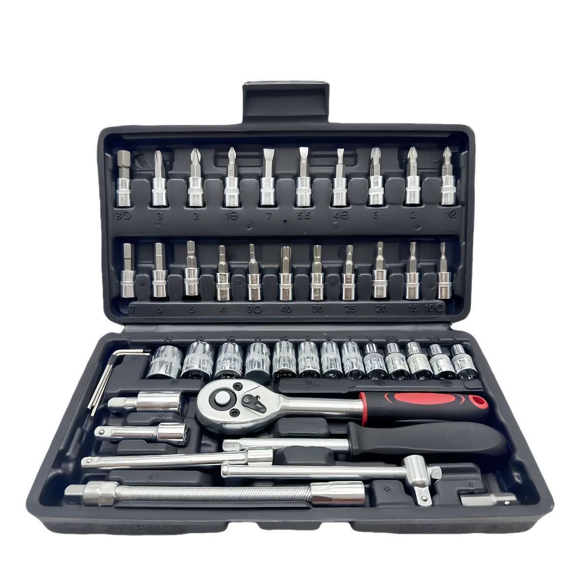 Screwdriver Bit Tool Set Color Regular Black 108 Piece Set Size 8521455625565