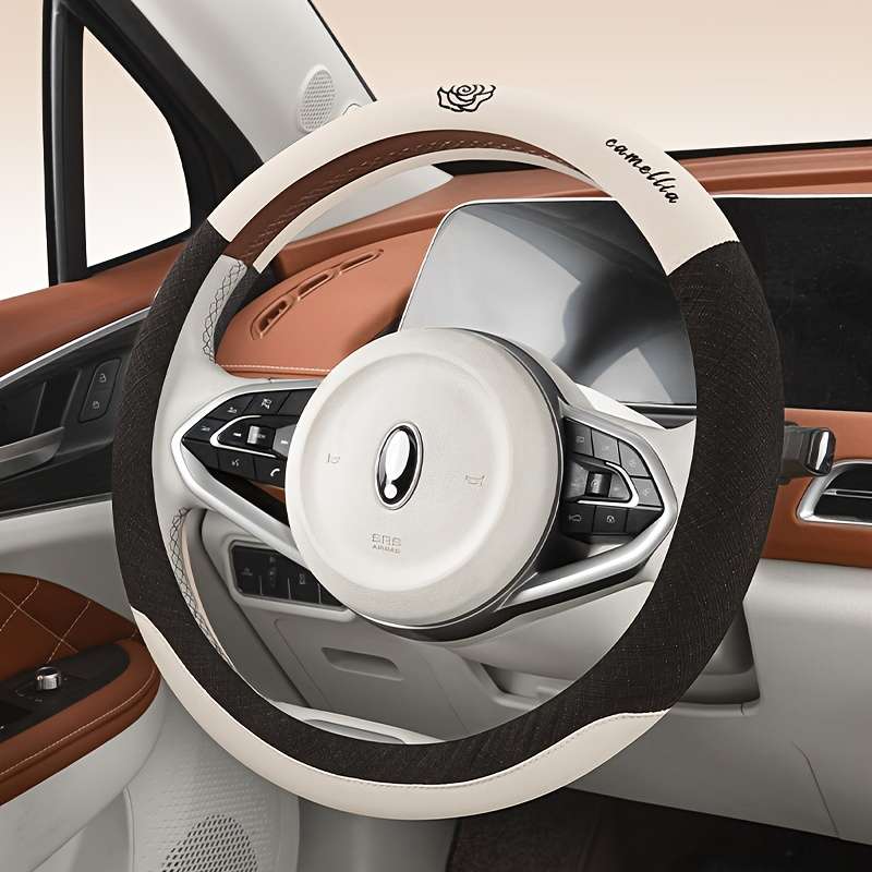 Car Steering Wheel Cover Black