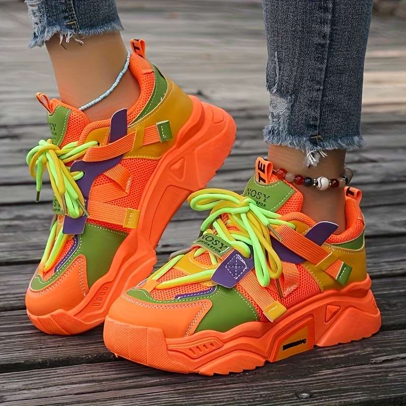 Sneakers Color Tangerine Sizeuk 4