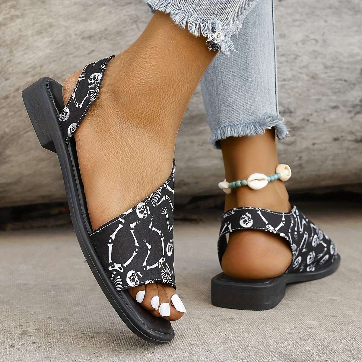 Sandals Color Black Sizeuk 7