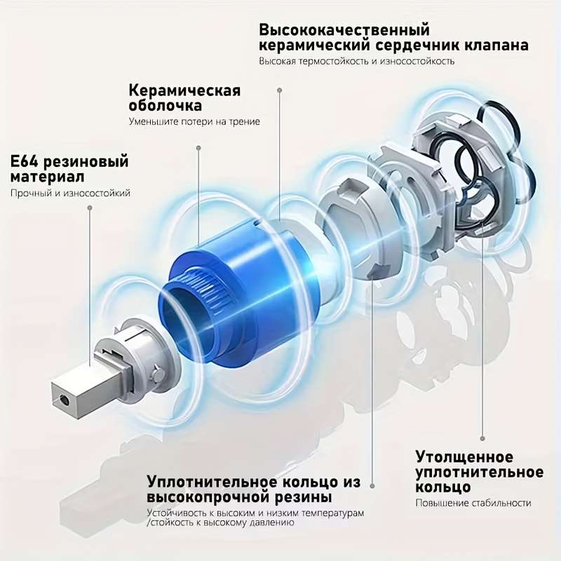 Faucet Electroplating Model With 60Cm Hose G1 2