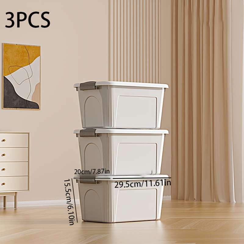 Storage And Organizationsize Width 39.5Cm 15.55In  With Lid  Quantity 3 Pack  With Buckle
