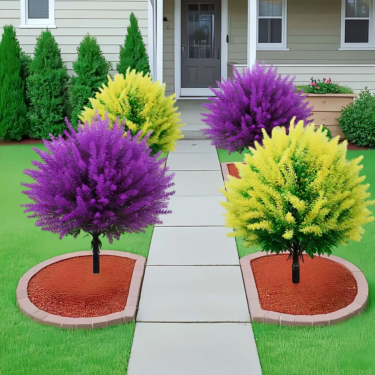 Simulated Flower Quantity 2Pcs