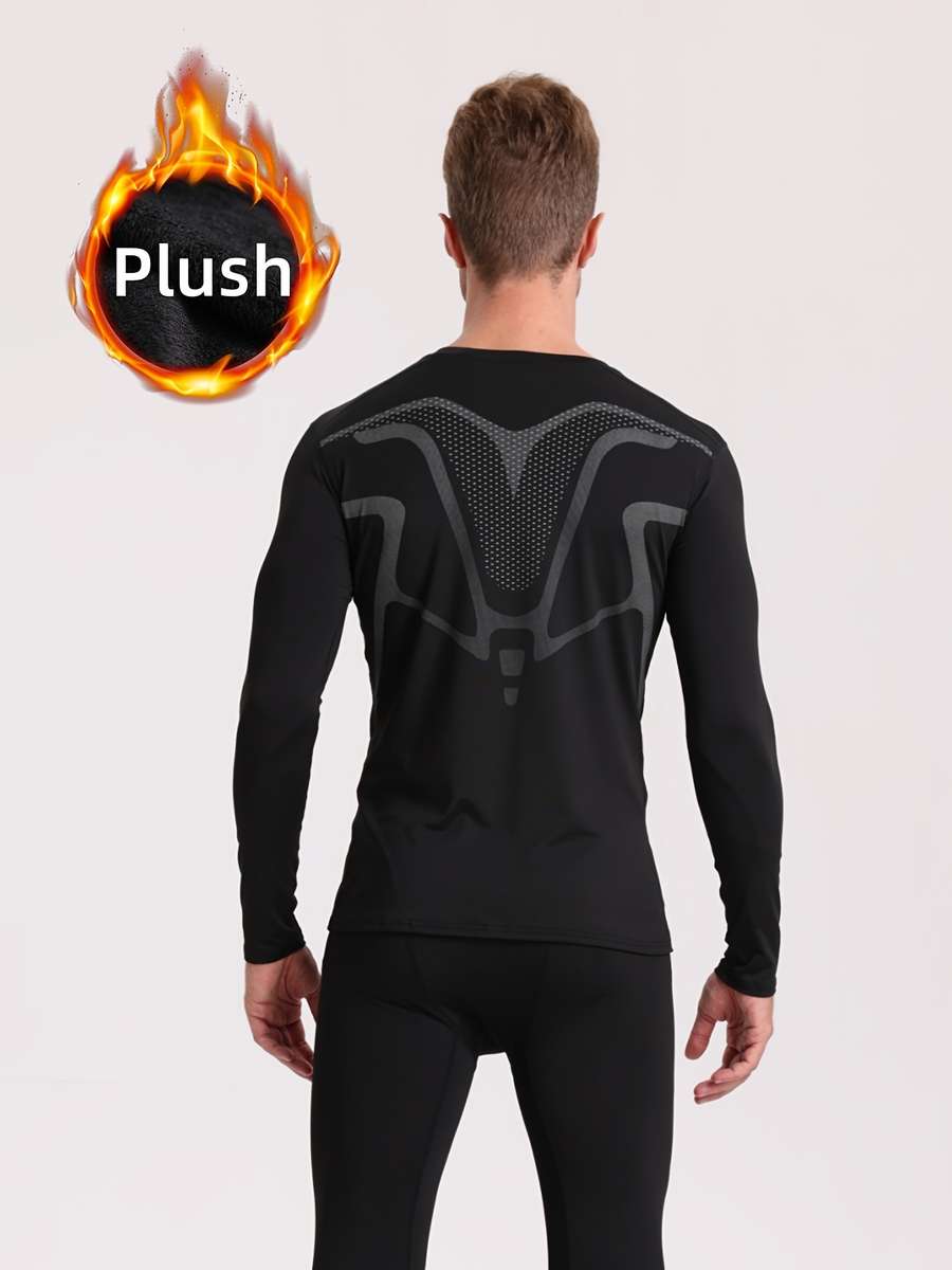 Thermal Underwear Color Black Sizexxl
