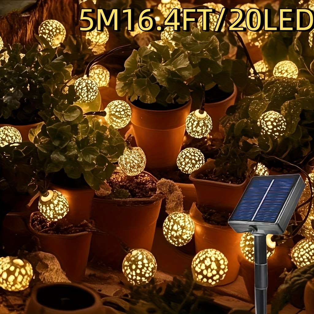 Christmas Lights White   8 Modes   Model 5M20Led5.0Meter