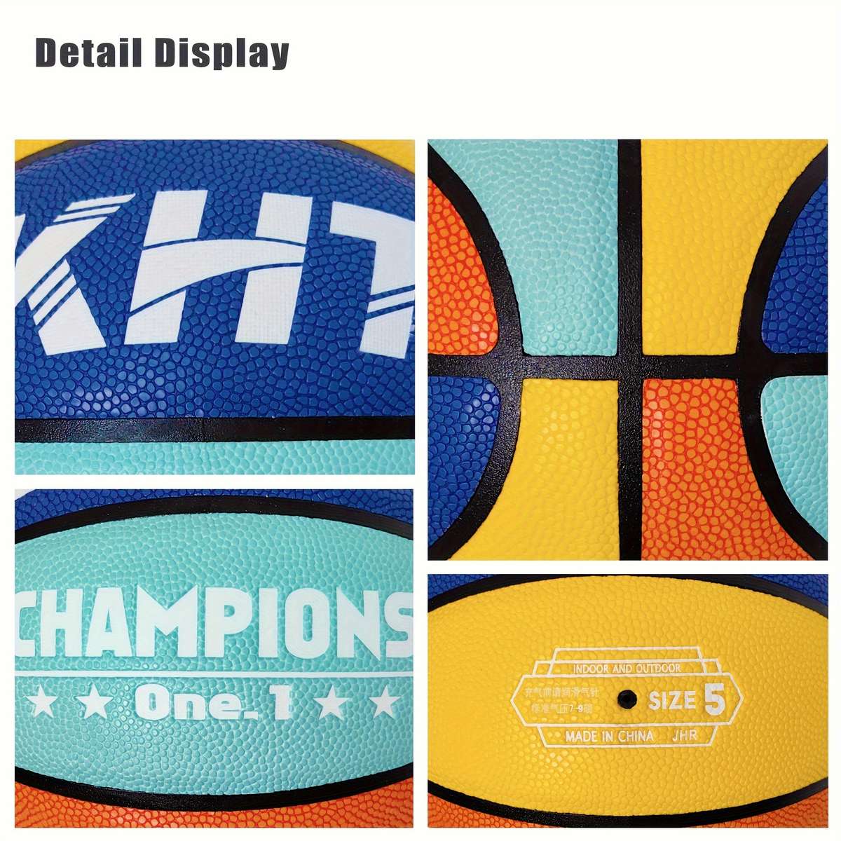 Basketball Color Yellow  Blue  Cyan  Orange