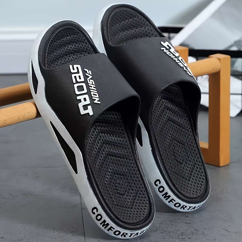 Men Slippers Summer Style White Size Uk 7