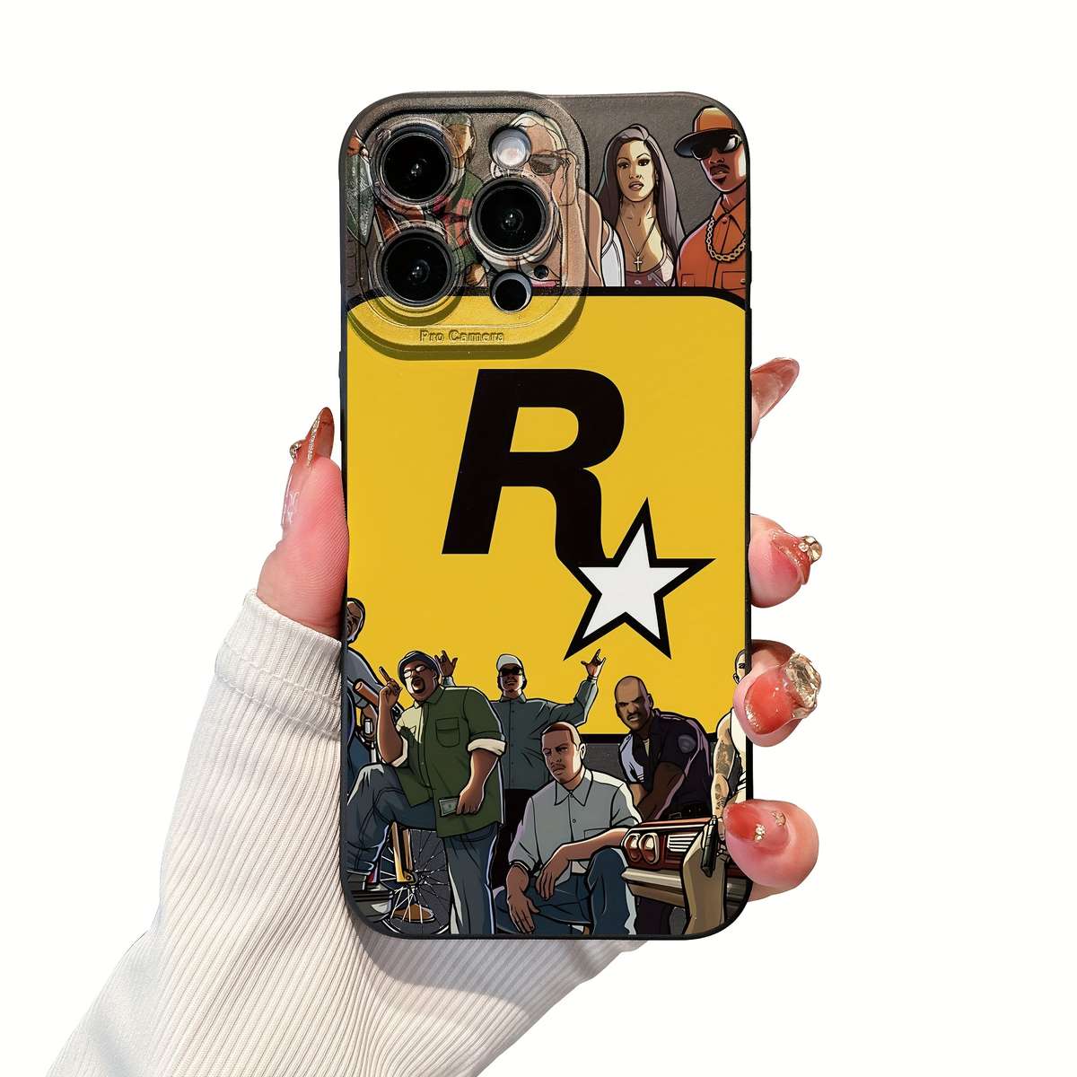 1Pc Black For iPhone 7 Plus 8 Plus Character R Star Phone Case