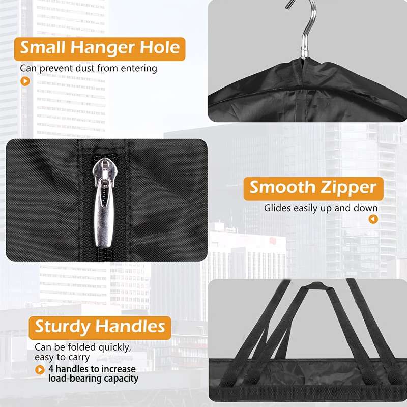 Storage Bag Items Black 150*60.5*15Cm59*23.8*5.9In