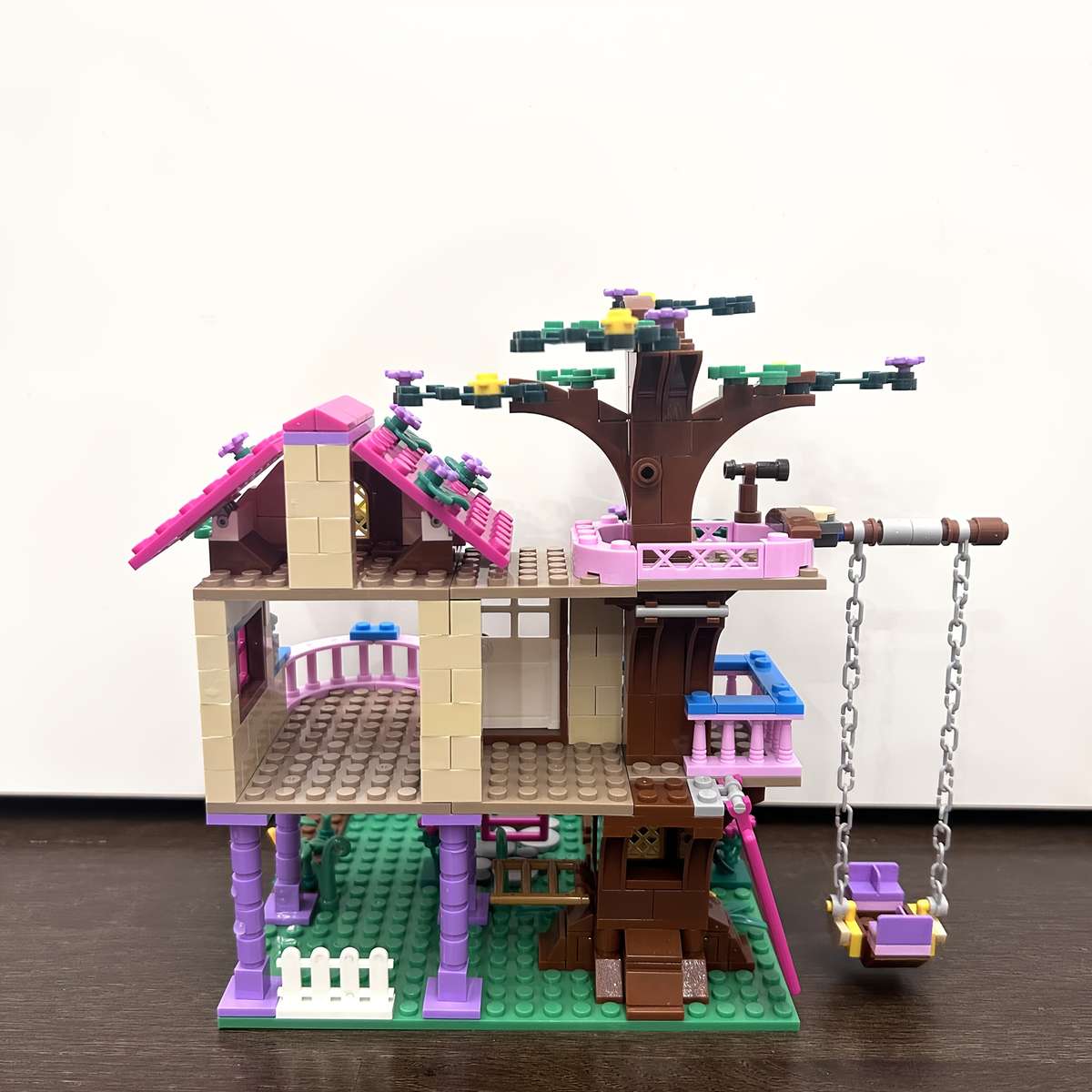 Building Toy Architectural Model Toy Set Style Swing Villa