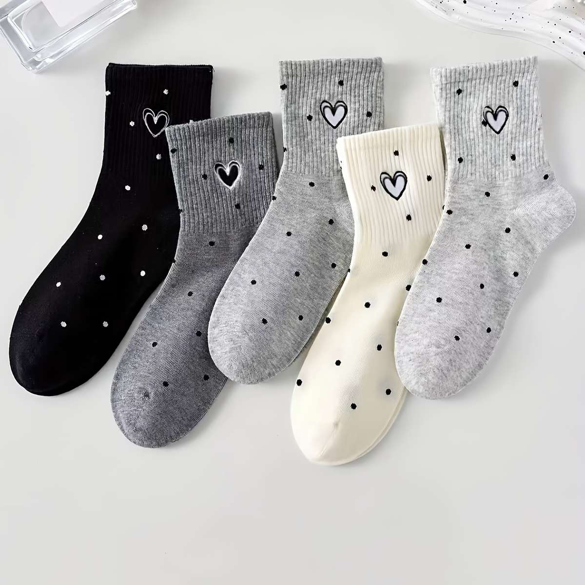 Women S Socks Color Mixed Color5 Pairs Size Onesize