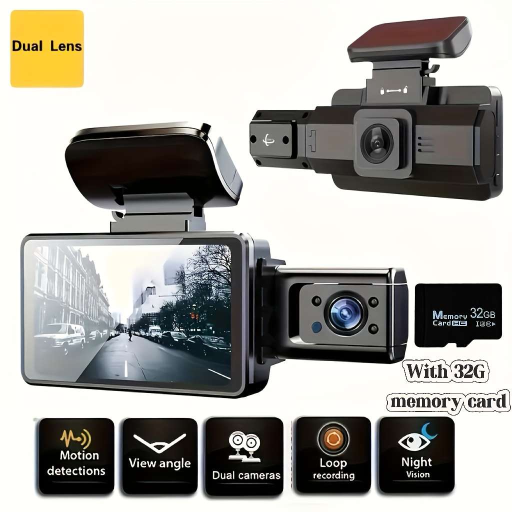 Dashcam Model 3 Front And Rear Internal Cameras  No Memory Card