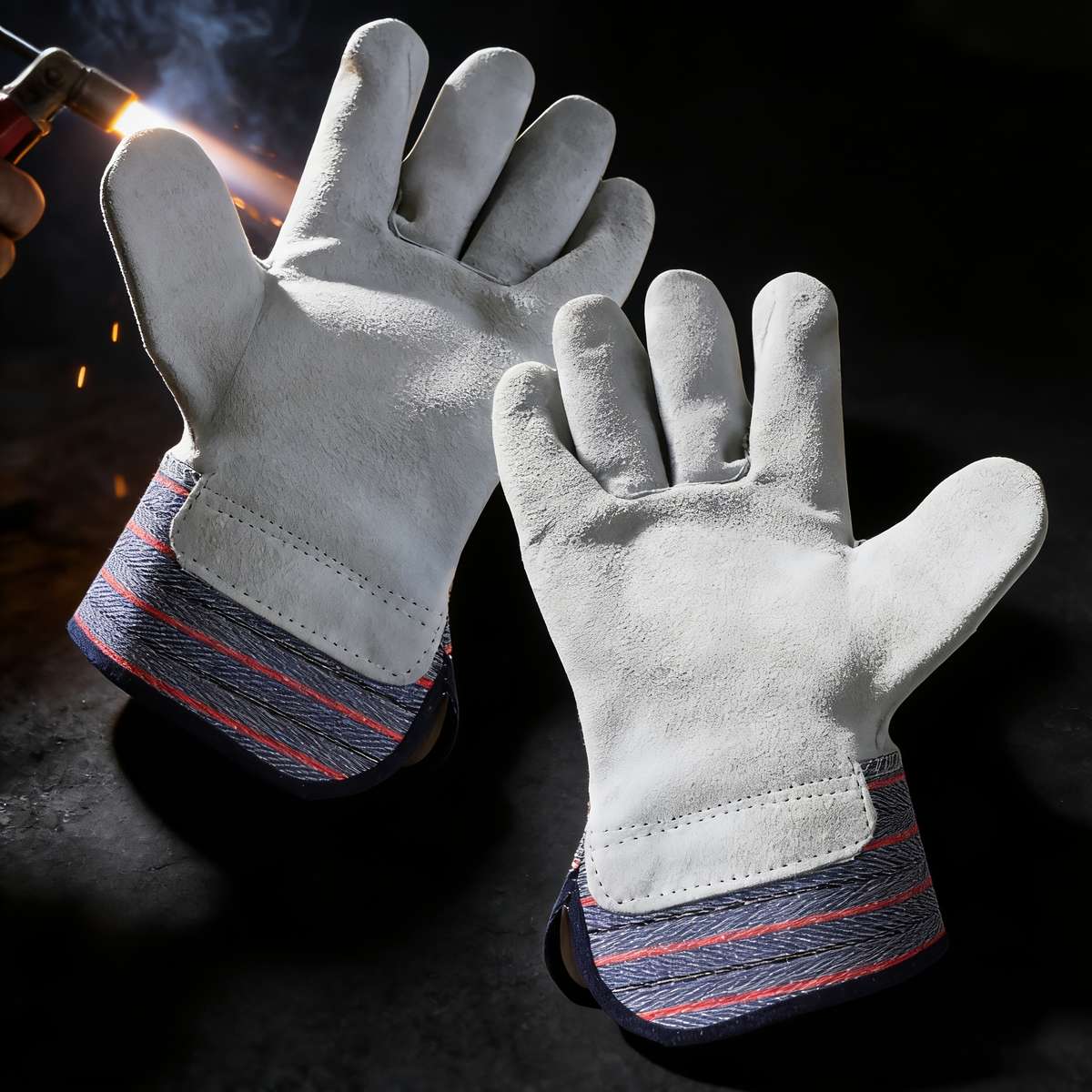 Work Gloves Color Mixedcolored