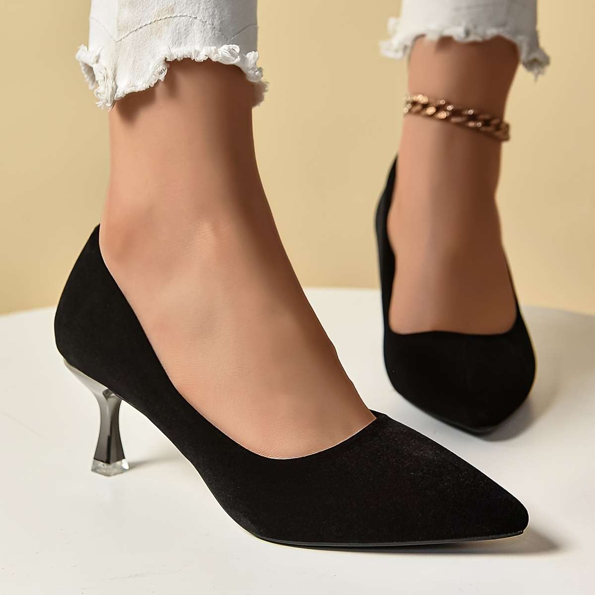 Women S High Heels Color Black Sizeuk 2.5