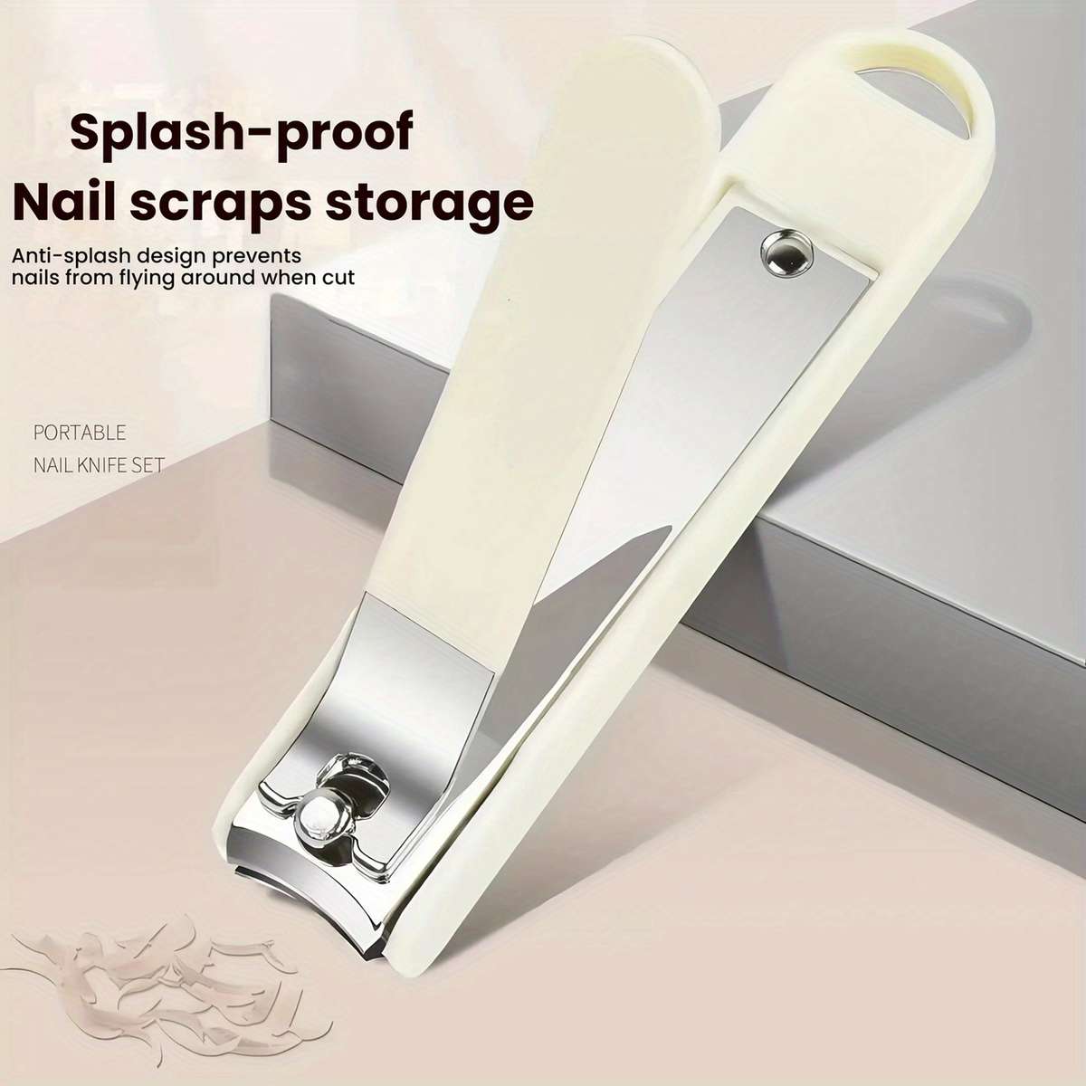 6pcs Set Premium Nail Clippers Convenient And Portable Splash-Proof Nail Clippers Unisex Too