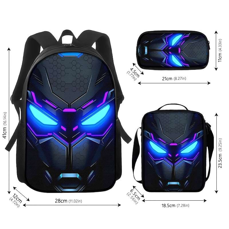Men S Backpack 2Pcs
