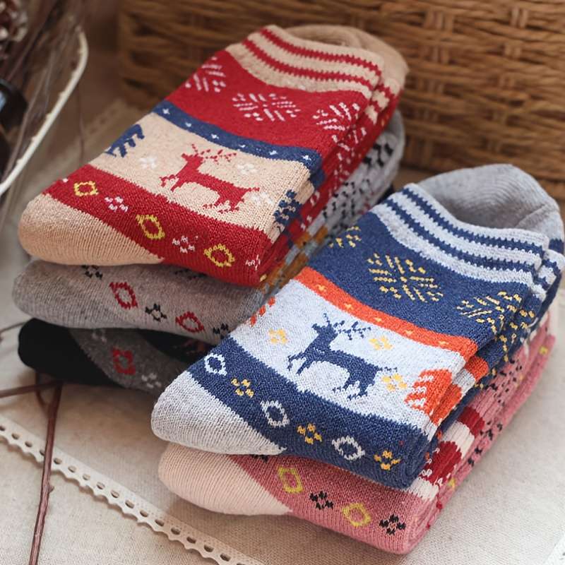 Women S Socks Color 5 Pairsrandom Mixed Colors Size Onesize