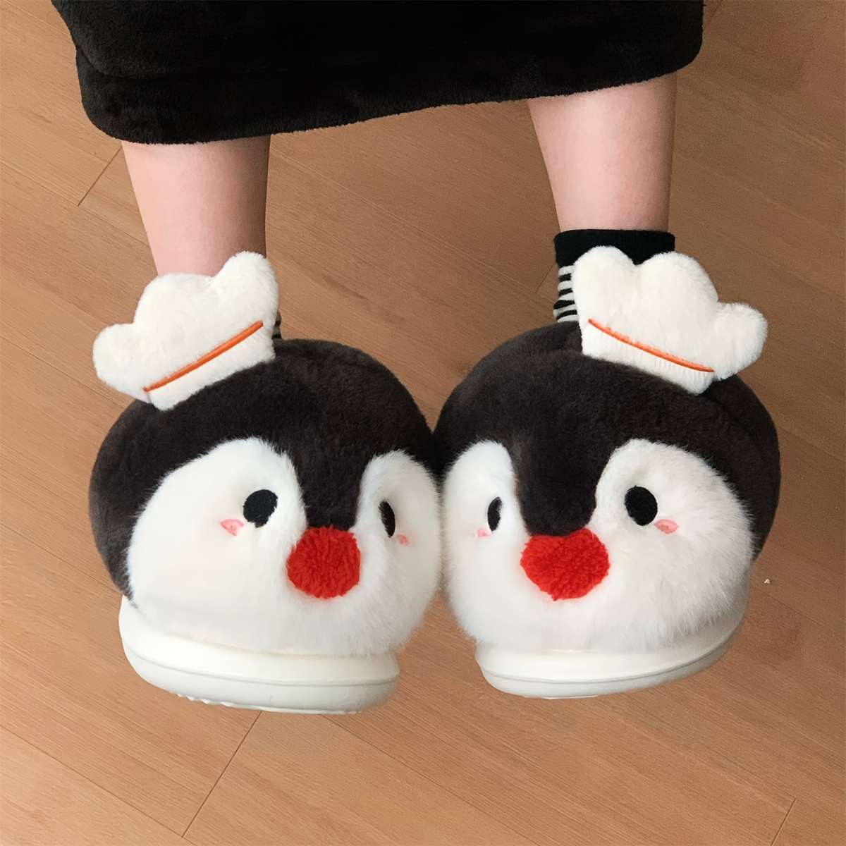 Cotton Slippers Color Dark Gray Sizeuk 5-5.5 Big Kid