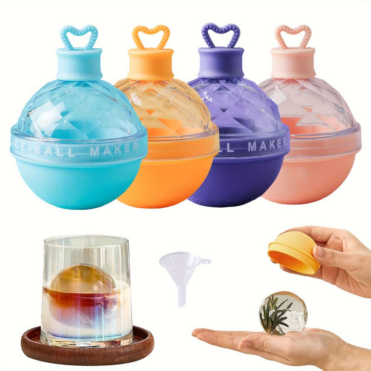 Ice Molds Color Purpleblue Quantity2 Pcspack