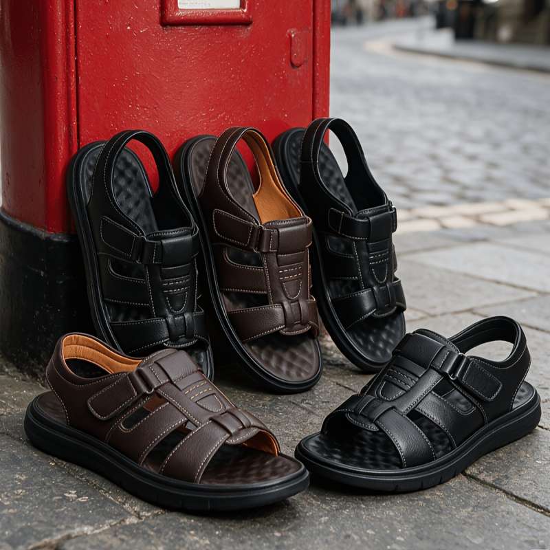 Sandals Color Dark Brown Size Uk 9.5
