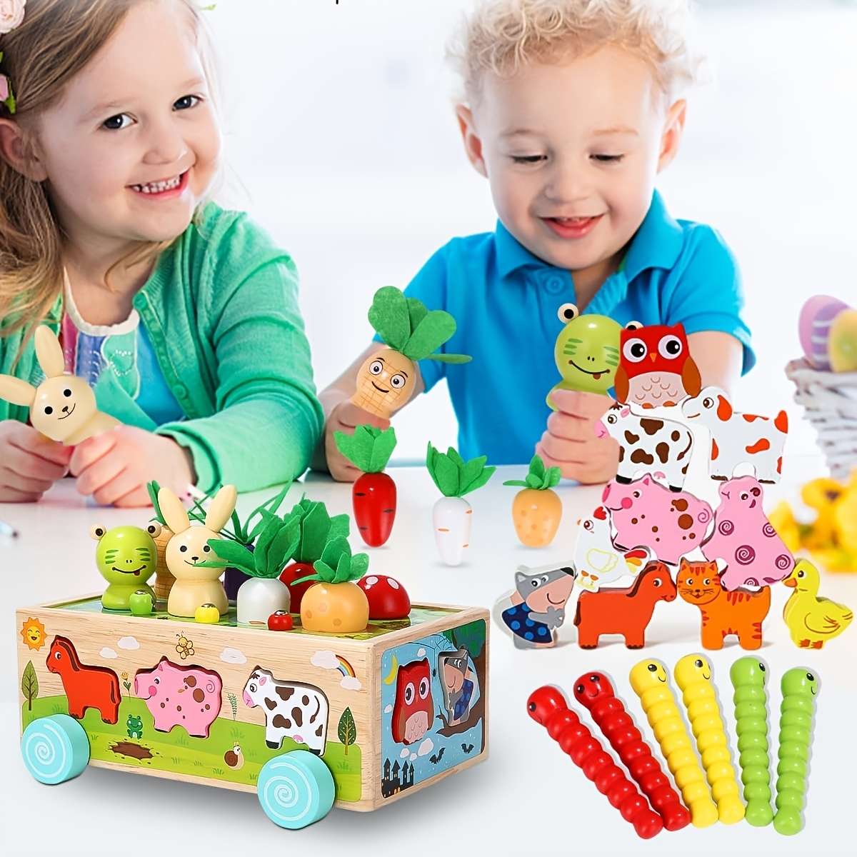 Childrens Toys Style Happy Farm Animal Car