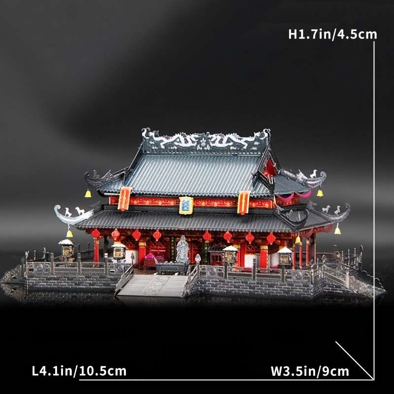 Building Toy Architectural Model Toy Set Items Dacheng Hall Of Confucius Temple