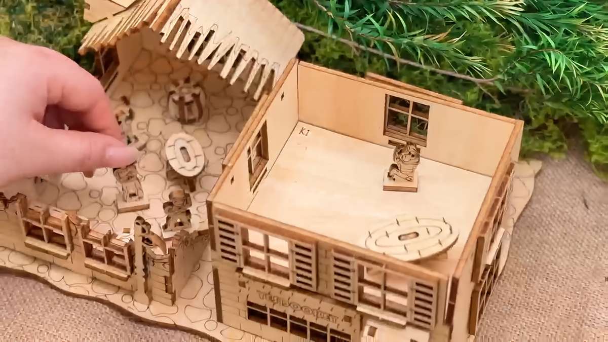 Building Toy Architectural Model Toy Set Style War House