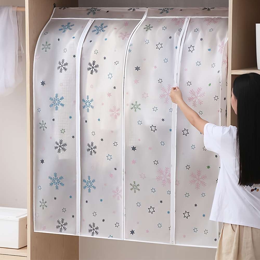 Storage Bag Color Snowflake Size60X60X100Cm 23.6X23.6X39.3In