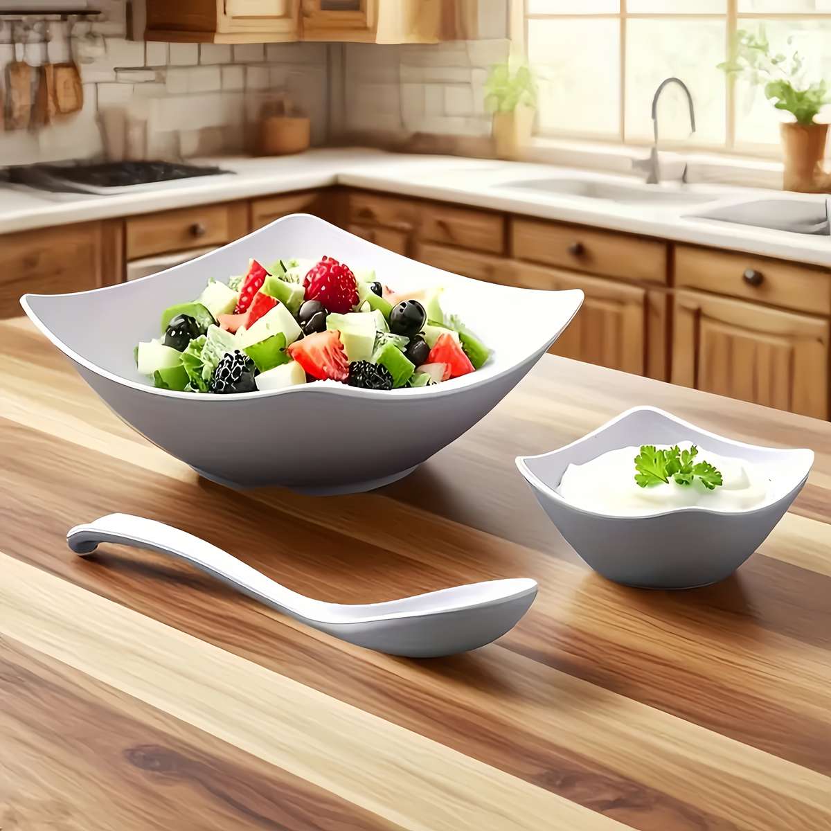 Bowl Items White  Bowl   Plate  Spoon