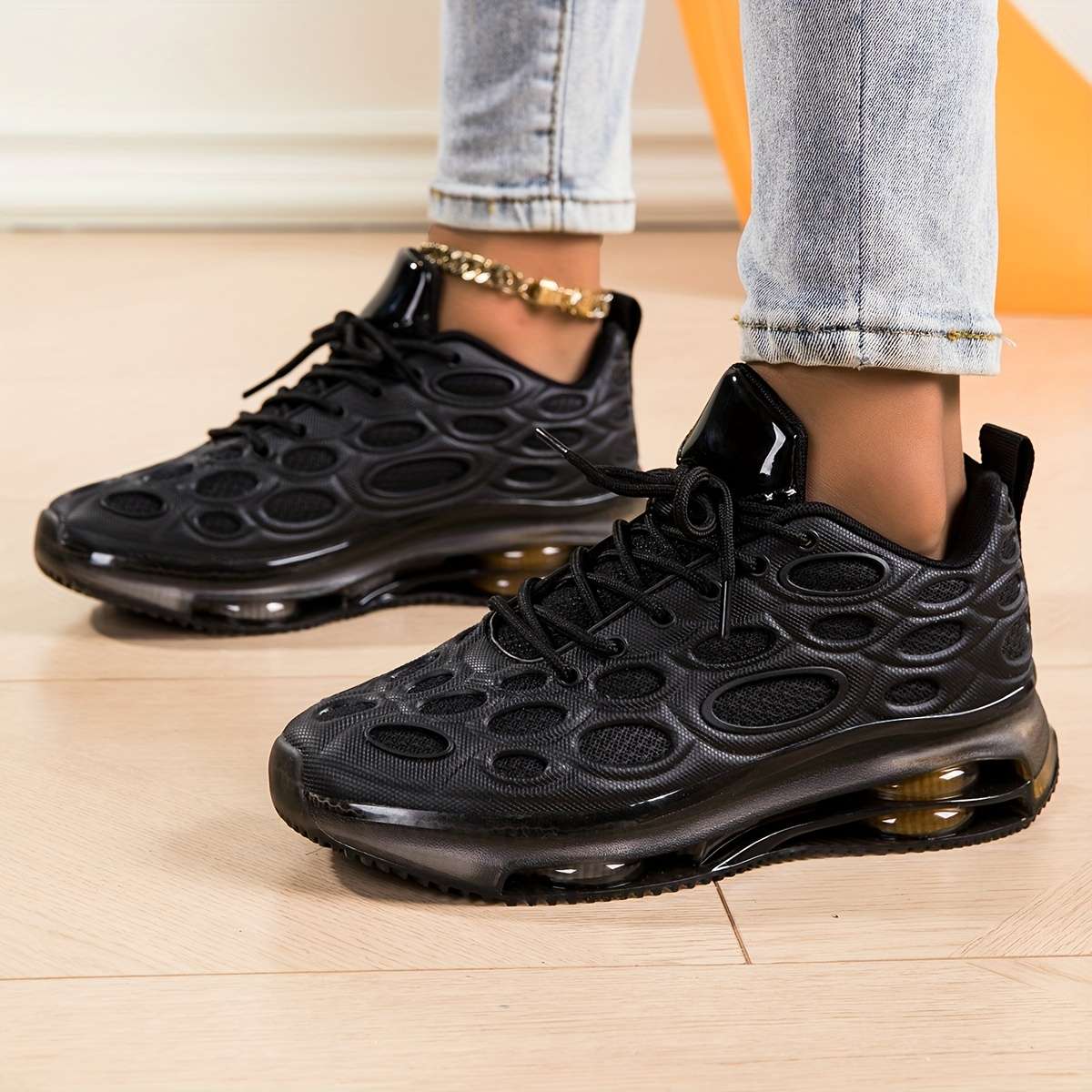 Women S Sneakers Color Black Sizeuk 5.5