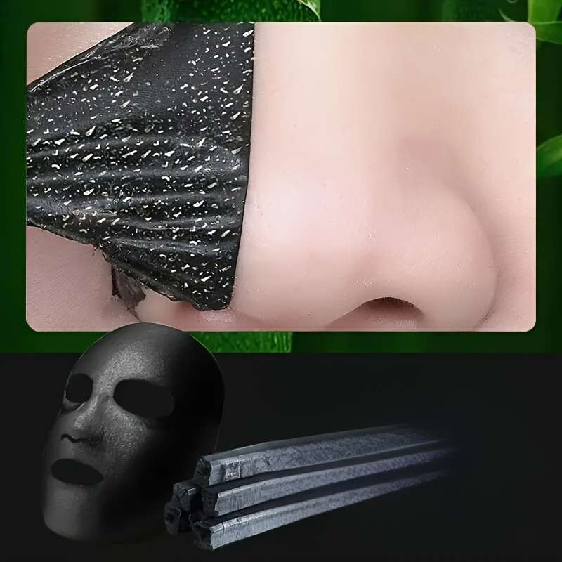 Facial Mask Color 1 Pack Of Bamboo Charcoal Mud Film