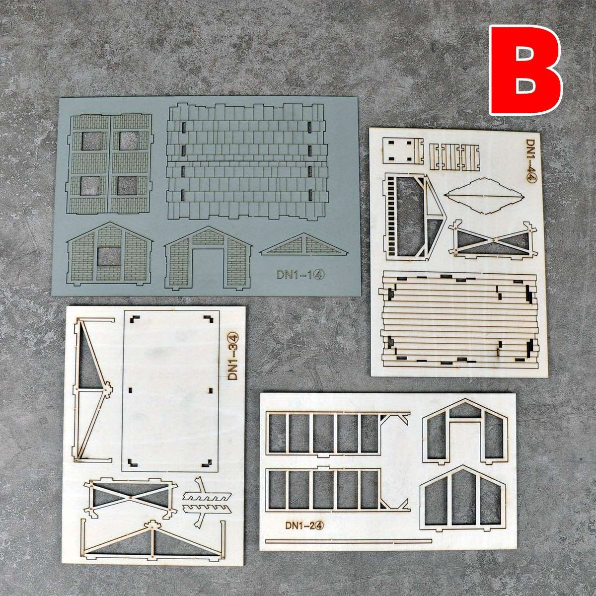 Building Toy Architectural Model Toy Set Model Type D