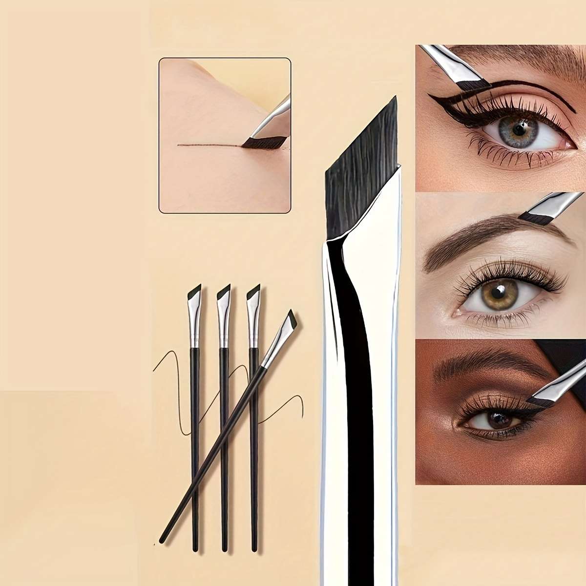Makeup Brush Set Color Black 7Pcs Meishuan
