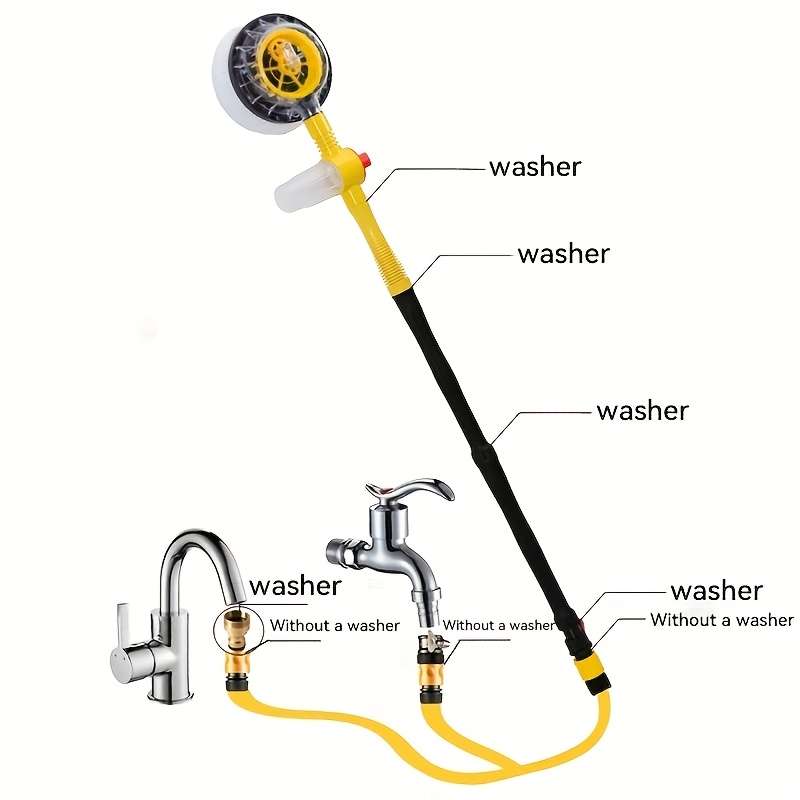 Industrial Multi Purpose Portable 360 Rotating Car Brush With Equipment