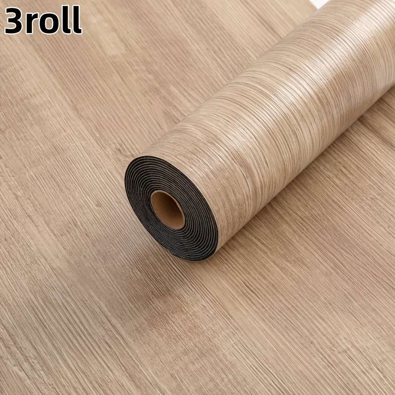 Self Adhesive Floor Stickers Light Oak Natural Color 3Roll