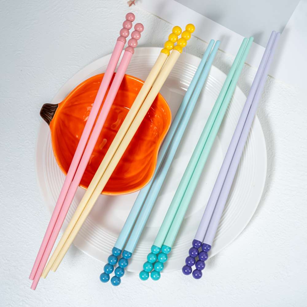 Chopsticks Color 5 Pairs Mixed Colors