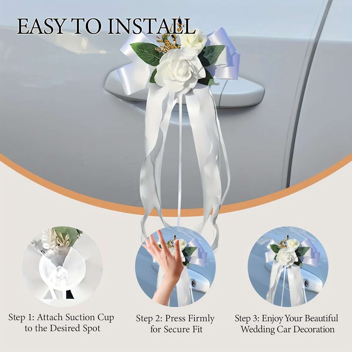 Wedding Supplies Color White 5Pcs