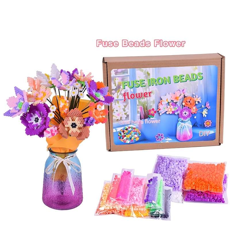 Perler Bead Set Peanut Butter Flower