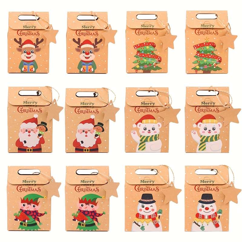 Christmas Gift Boxes Style Style 2 Quantity 24Pcs