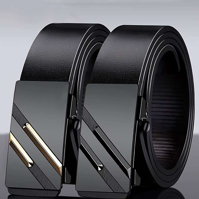 Belt Color 2Pcs Black Silvery Size 110Cm