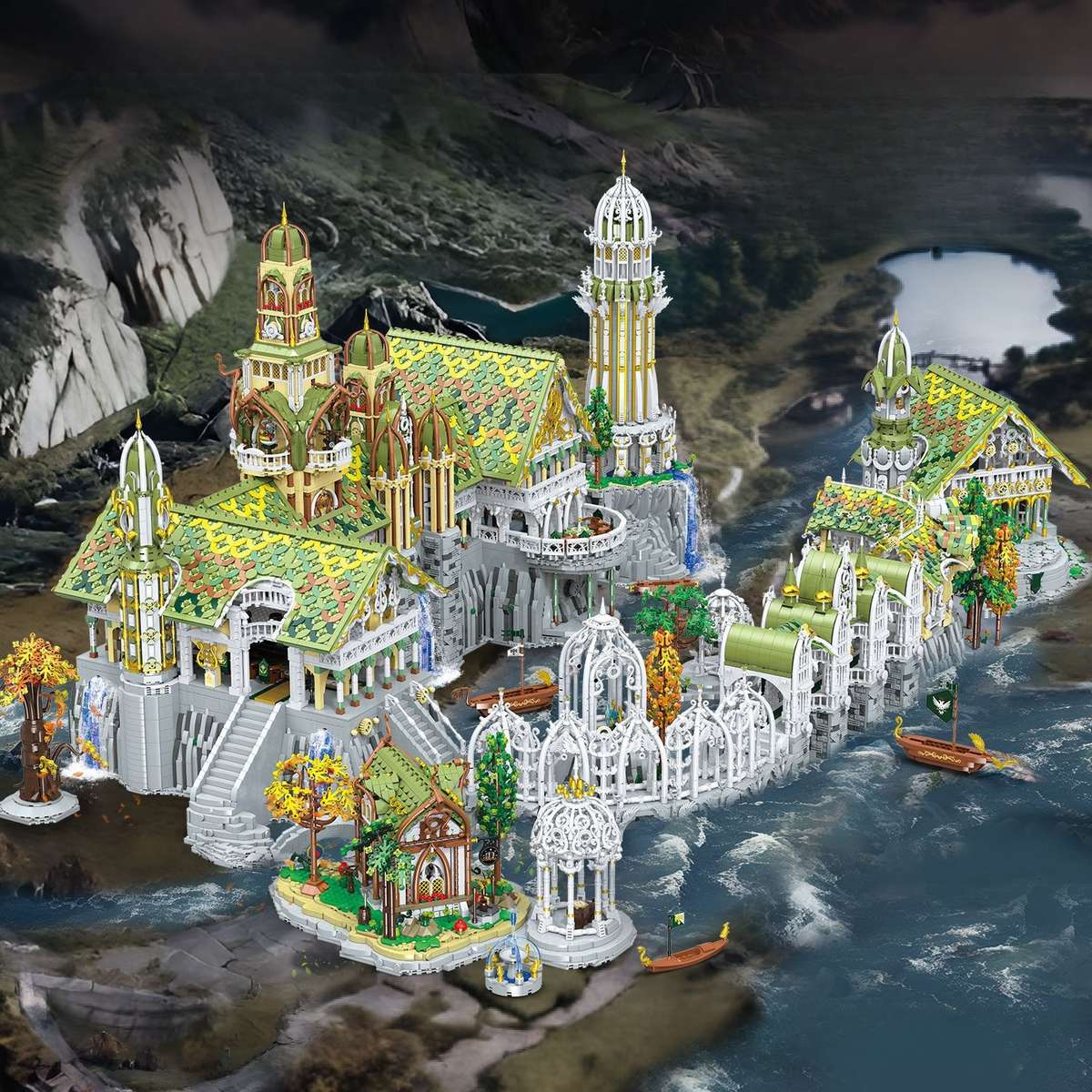 3D Building Model Puzzle Set Model Bk 33237