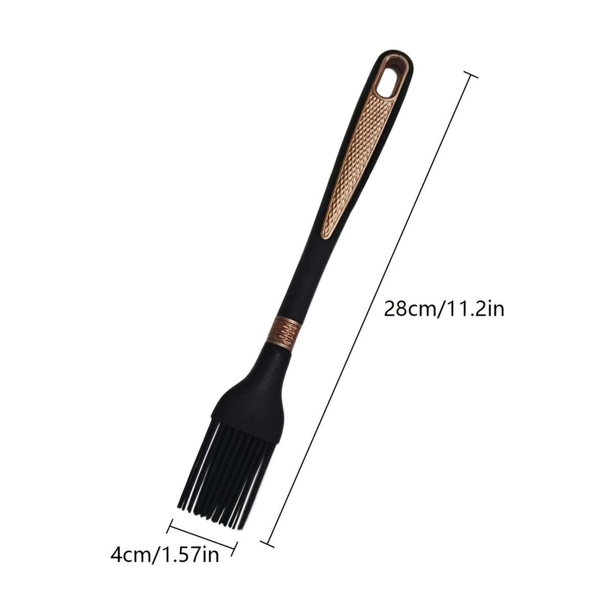 Baking Brush Color 2Pcs Whiteblack