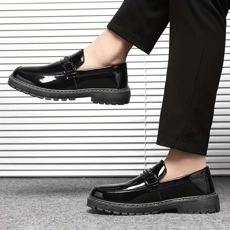 Mens Leather Shoes Color Black Sizeuk 8