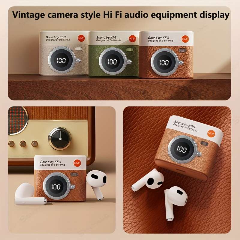 Rechargeable Wireless Earbuds Headphones Headset