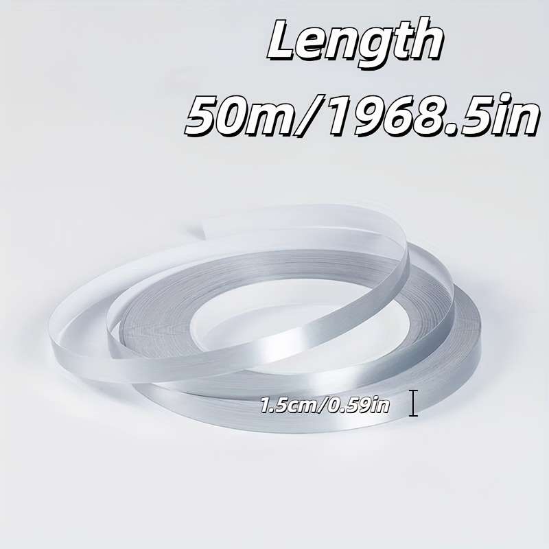 Solid Color Self color Silvery Model 1.5cmx50m